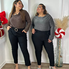 Charger l'image dans la galerie, Top paillettes argenté