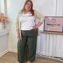 Charger l'image dans la galerie, Pantalon fluide kaki
