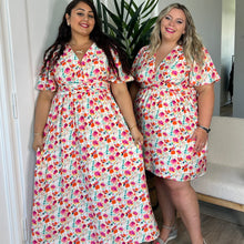Charger l'image dans la galerie, Robe courte palette fleurie