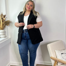 Charger l'image dans la galerie, Blazer sans manches noir