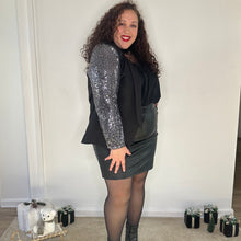 Charger l'image dans la galerie, Blazer à manches argentées