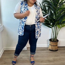 Charger l'image dans la galerie, Blazer bleu roi sans manches