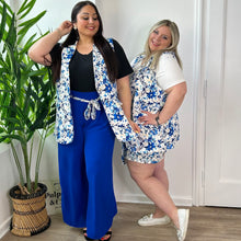 Charger l'image dans la galerie, Blazer bleu roi sans manches