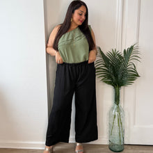 Charger l'image dans la galerie, Pantalon fluide noir