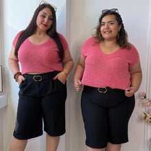 Charger l'image dans la galerie, Top glamour rose brillant
