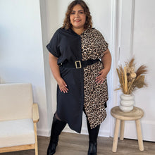 Charger l'image dans la galerie, Robe bicolore léopard