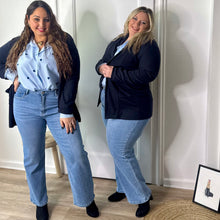 Charger l'image dans la galerie, Chemisier coeur bleu - réassort prévu activez l’alerte