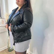 Charger l'image dans la galerie, Veste perfecto similicuir noir