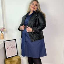 Charger l'image dans la galerie, Veste perfecto similicuir noir