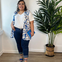 Charger l'image dans la galerie, Blazer bleu roi sans manches