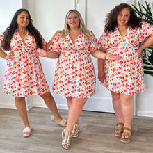 Charger l'image dans la galerie, Robe courte palette fleurie