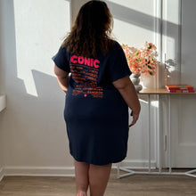 Charger l'image dans la galerie, Robe t-shirt courte iconic marine