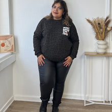 Charger l'image dans la galerie, Sweat léopard marron en coton - précommande expédition jeudi 8 octobre
