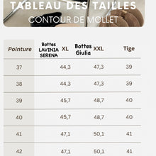 Charger l'image dans la galerie, Bottes SERENA noir XL - RÉASSORT PRÉVU