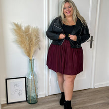 Charger l'image dans la galerie, Perfecto court similicuir noir