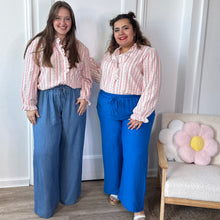 Charger l'image dans la galerie, Pantalon fluide bleu roi