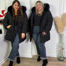 Charger l'image dans la galerie, Veste réversible doudoune et fourrure