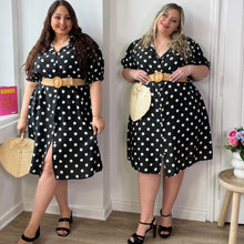Charger l'image dans la galerie, Robe midi à pois