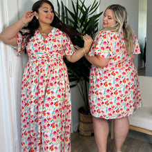 Charger l'image dans la galerie, Robe courte palette fleurie