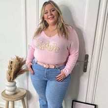 Charger l'image dans la galerie, Pull j’adore rose - réassort prévu activez l’alerte