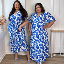 Charger l'image dans la galerie, Robe longue bleu riviera