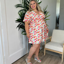 Charger l'image dans la galerie, Robe courte palette fleurie