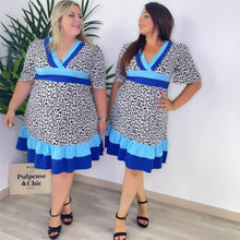 Charger l'image dans la galerie, Robe chic & élégante imprimé léopard