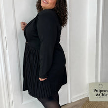 Charger l'image dans la galerie, Robe blazer noir
