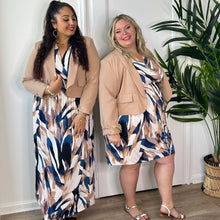 Charger l&#39;image dans la galerie, Blazer court camel
