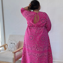 Charger l'image dans la galerie, Robe imprimé bandana en gaz de coton
