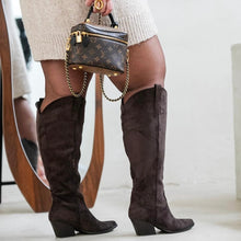 Charger l'image dans la galerie, Bottes 3XL Mila brune - MOLLETS LARGES
