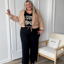 Charger l&#39;image dans la galerie, Blazer court camel
