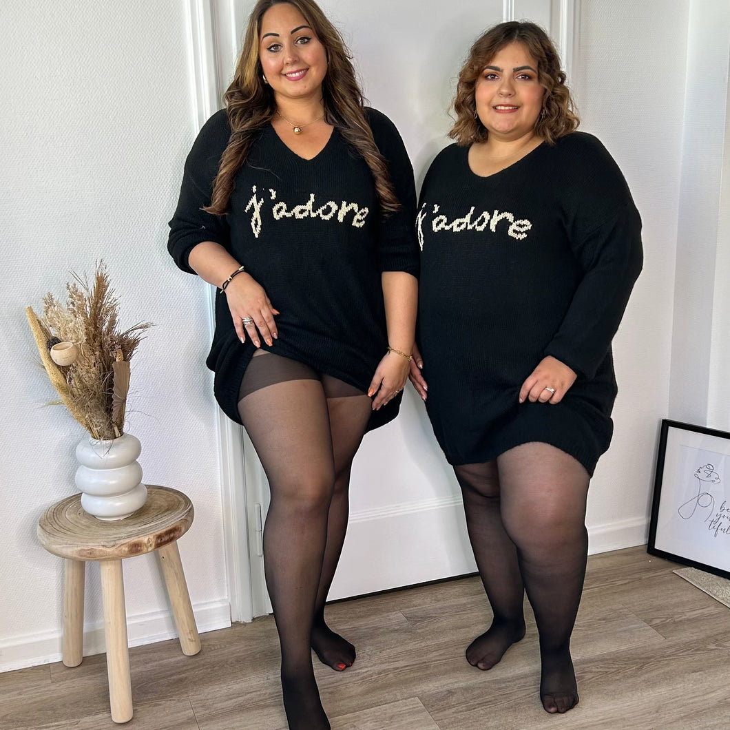 Collant 15 deniers noir - Collant fin