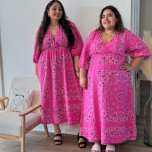 Charger l'image dans la galerie, Robe imprimé bandana en gaz de coton
