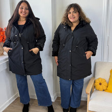 Charger l'image dans la galerie, Veste parka réversible fourrure
