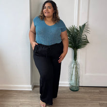Charger l'image dans la galerie, Pantalon fluide noir
