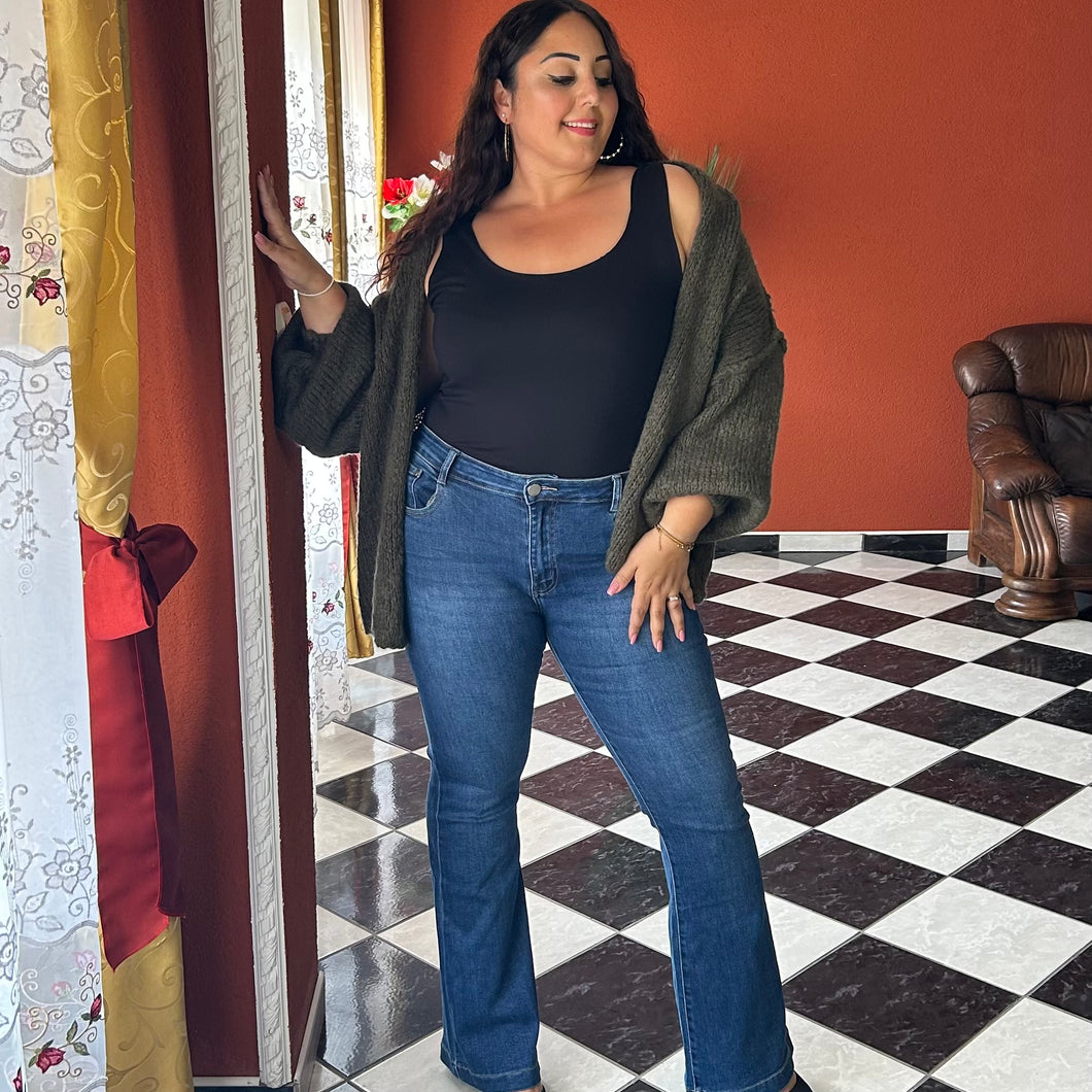 Jean bleu foncé bootcut