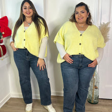 Charger l'image dans la galerie, Gilet sans manches jaune clair
