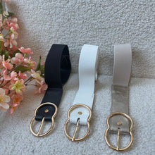 Charger l'image dans la galerie, Ceinture élastique double boucle doré

