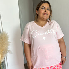Charger l&#39;image dans la galerie, T-shirt rose bichette
