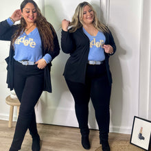 Charger l'image dans la galerie, Blazer fluide à poches noir
