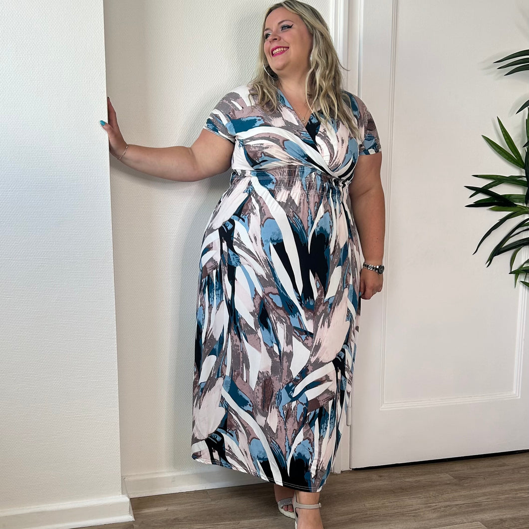 Robe longue magique plume - NOUVEAU MODÈLE SANS REFLETS DORÉS