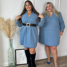 Charger l&#39;image dans la galerie, ⁠Robe jean en coton
