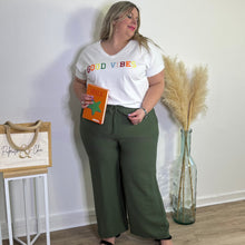 Charger l'image dans la galerie, Pantalon fluide kaki
