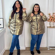 Charger l'image dans la galerie, Veste réversible imperméable noir &amp; léopard
