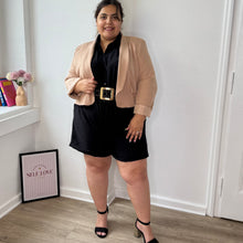 Charger l&#39;image dans la galerie, Blazer court camel
