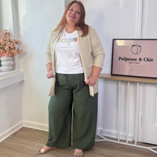 Charger l'image dans la galerie, Pantalon fluide kaki
