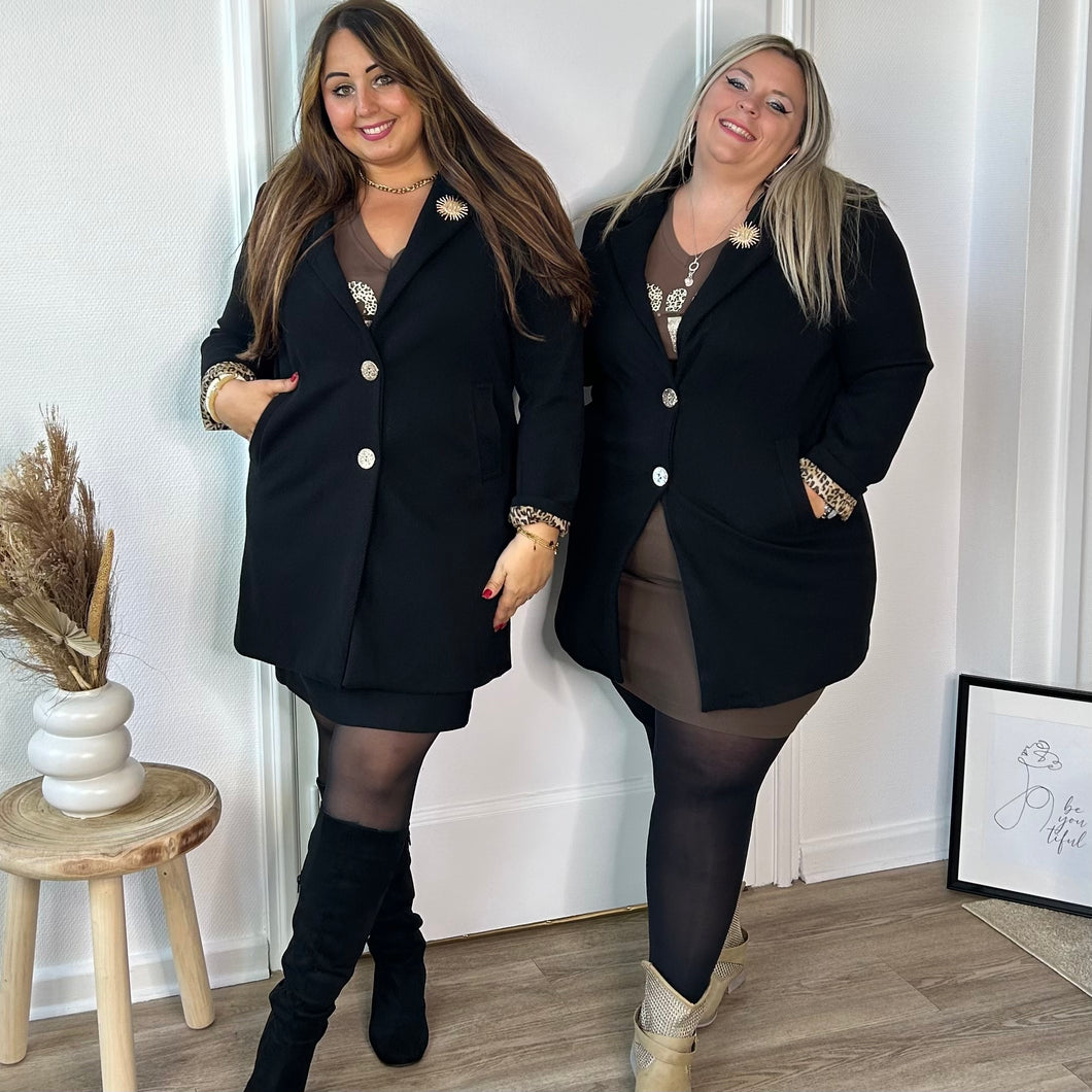 Manteau élégant noir