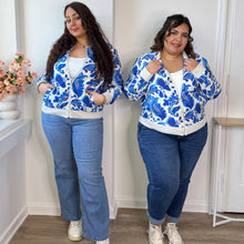 Charger l'image dans la galerie, Veste bomber bleu Riviera
