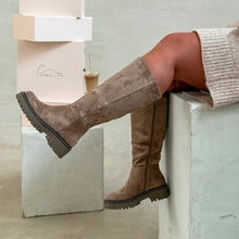 Charger l'image dans la galerie, Bottes 2XL Clara beige - MOLLETS LARGES
